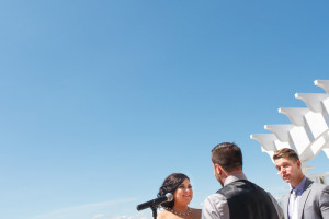 terrace rooftop wedding at the best western premier C hotel by c