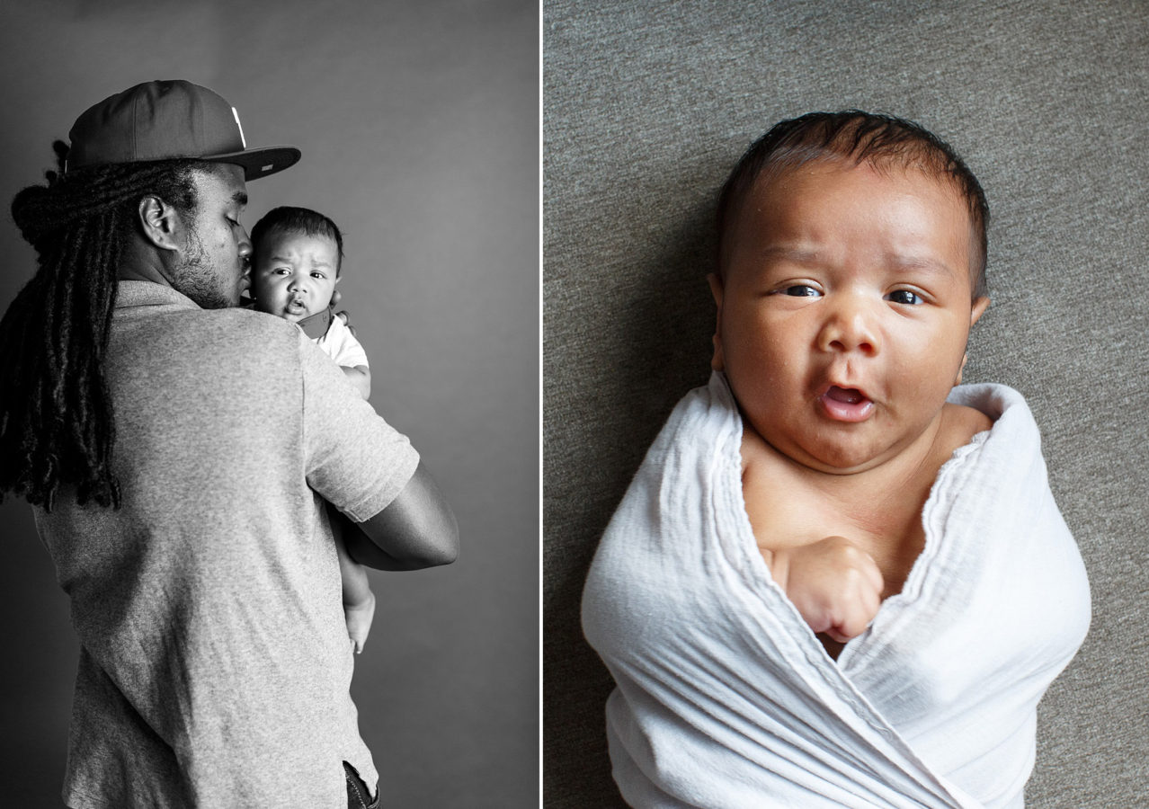 black father and son newborn photographer ottawa