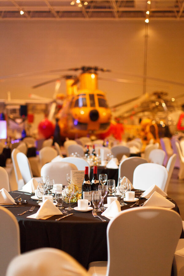 The Aviation Museum in Ottawa is a great unconventional venue to try out